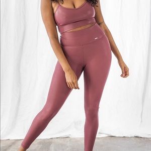 🎀 AIM’N Dusty Shimmer Rose Workout Set